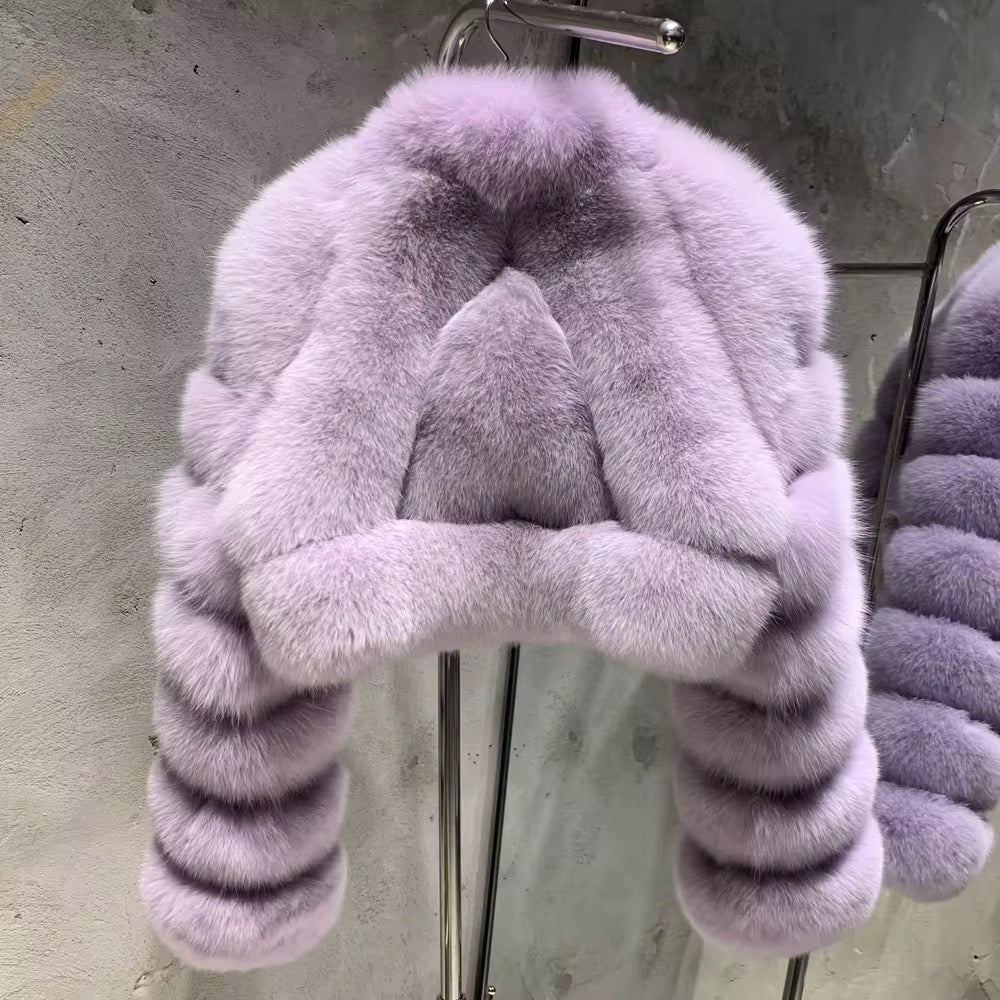 The Wavy Fox Fur Coat