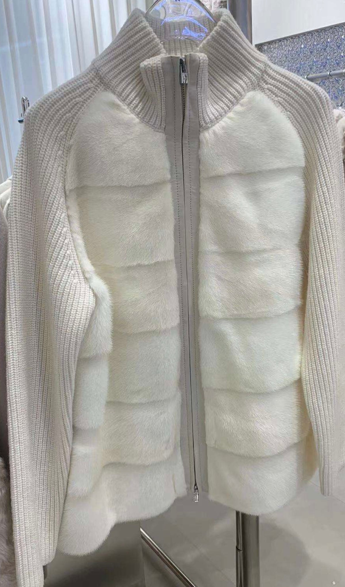Le gilet en vison de Zermatt