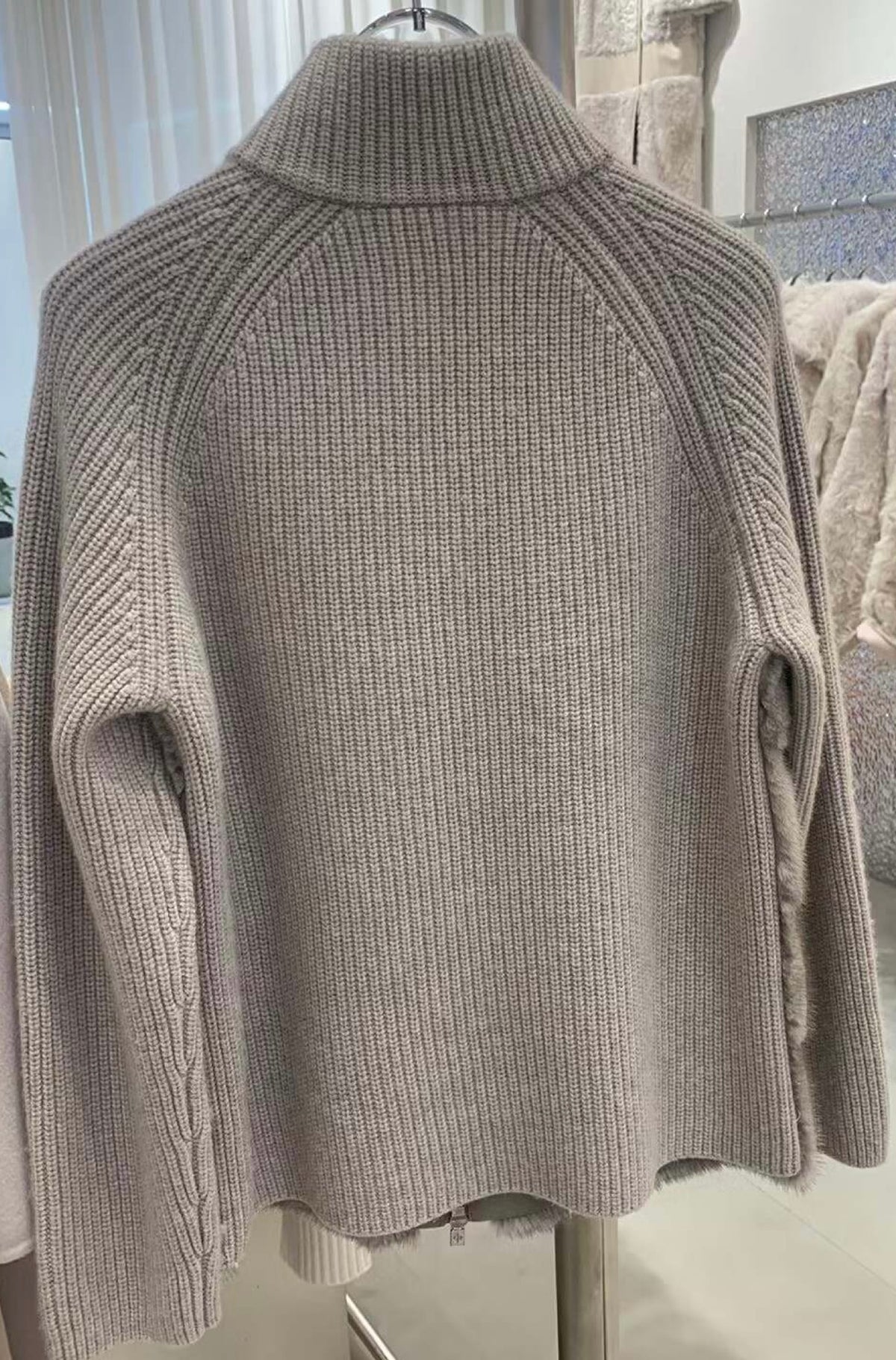 Le gilet en vison de Zermatt