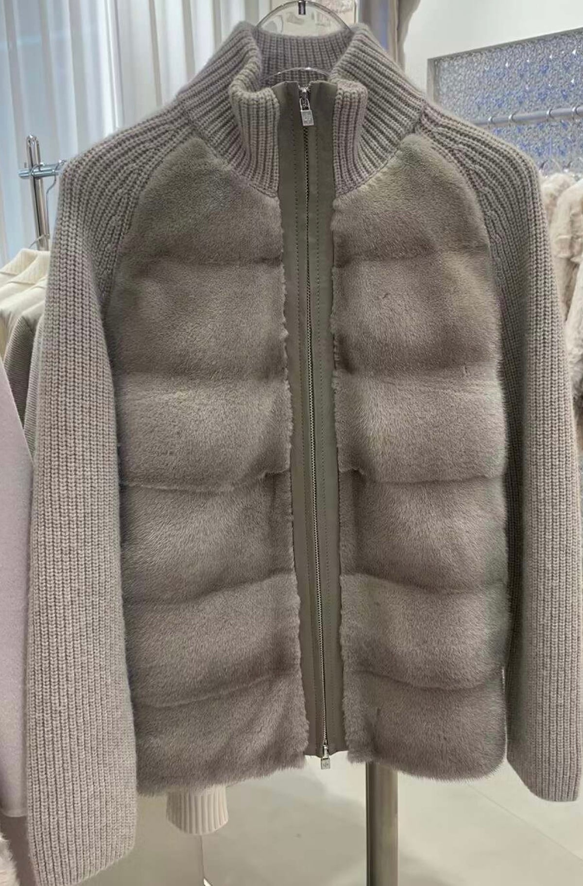 Le gilet en vison de Zermatt