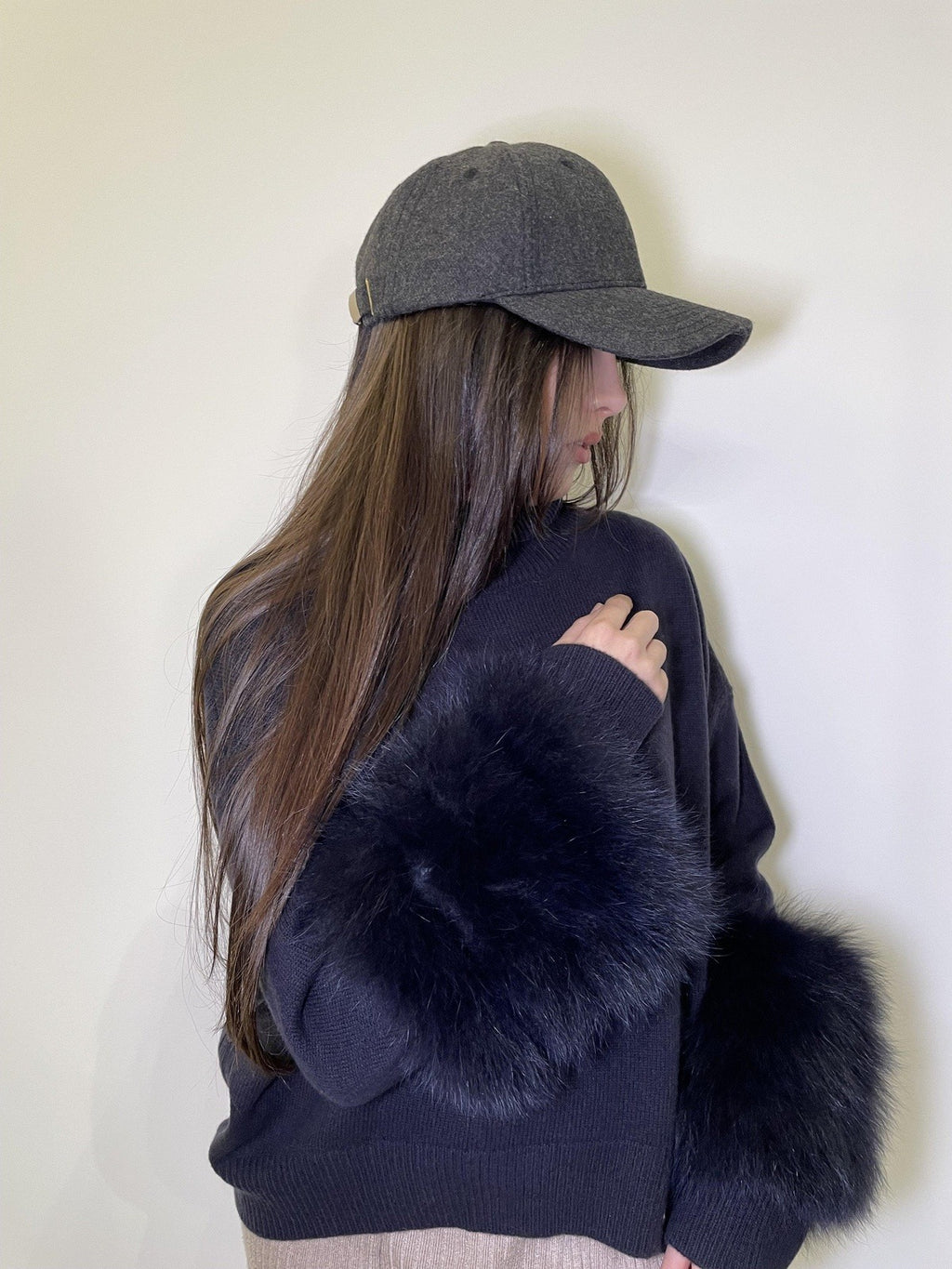 The Cortina Turtleneck Blue - Zilaya